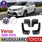 Брызговик для Toyota Verso 2009  2018 AR20 Fender брызговик Всплеск закрылки брызговик аксессуары 2010 2011 2012 2013 2014 2015 2016