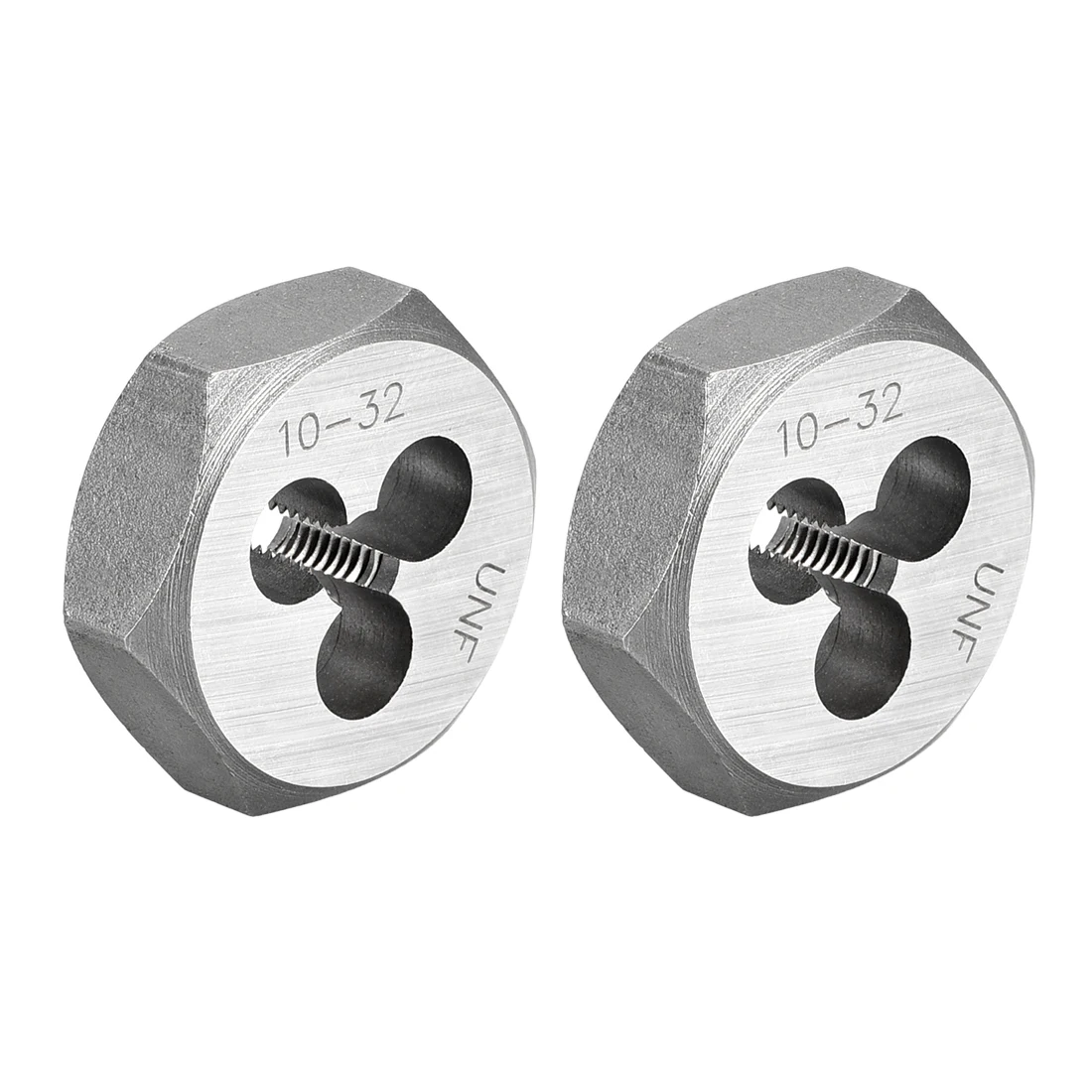 

uxcell 2 pcs 10-32 UNF Hex Rethreading Dies, Carbon Steel Hexagon Taper Pipe Die, Accuracy Grade: 2A