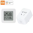 Умная розетка Xiaomi Mijia 2, шлюз с Bluetooth, интеллектуальное соединение, термометр 2