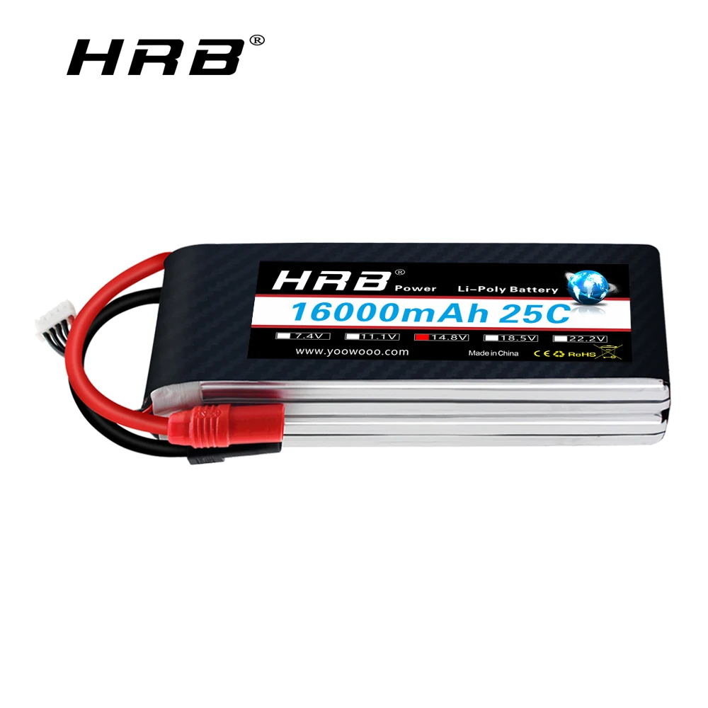 Аккумулятор Lipo для радиоуправляемого велосипеда 14 8 в 16000 мАч 25C XT150 48 В 16 Ач |