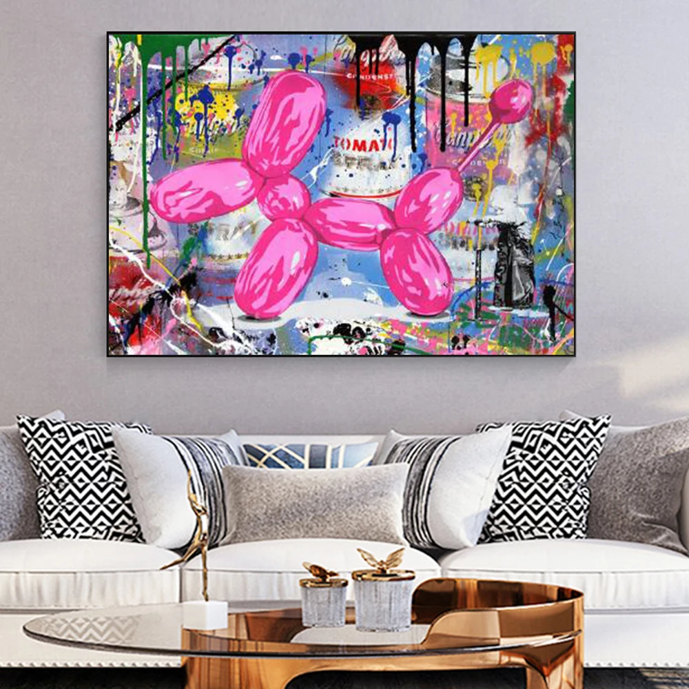 

Abstract Street Art Canvas Posters and Prints Modern Graffiti Art Painting Print on Canvas Pictures Home Room Wall Decor Cuadros