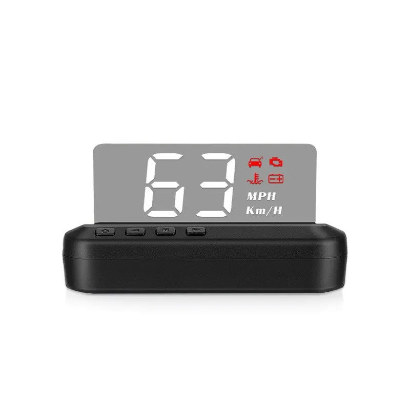 Дисплей на лобовое стекло Hud Obd2 Winshield прибор для измерения скорости и оборотов в