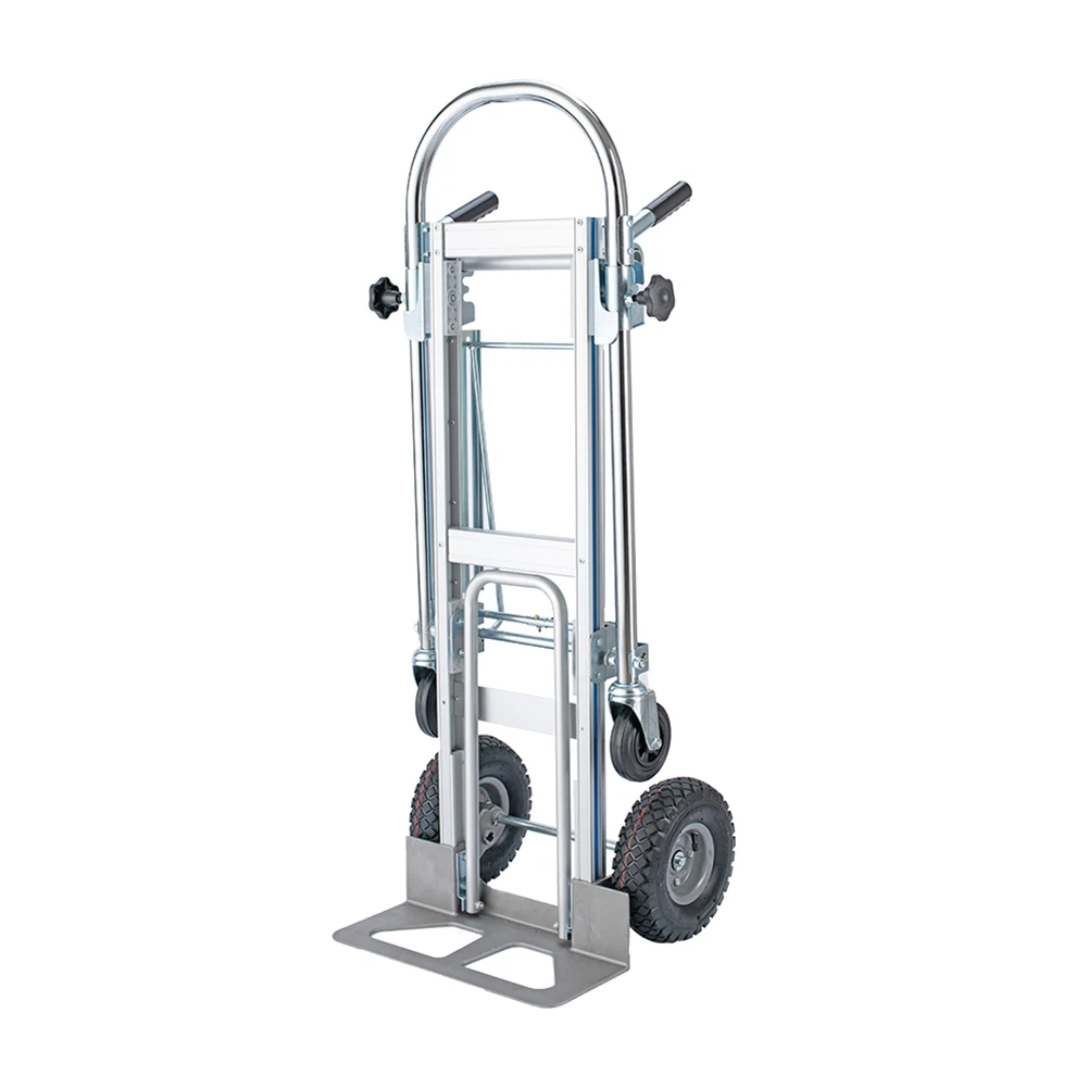 

80KG Luggage Cart Heavy Duty Hand Truck Folding Compact Aluminium Hand Truck Luggage Cart Wheel Collapsible