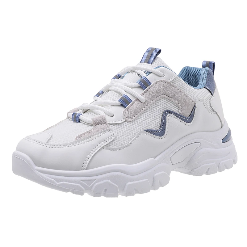 

Women's Sports Shoes Fashion Women's Sports Shoes 2021 New Casual Pure Color All-match Comfortable Thick-soled Women's Shoes