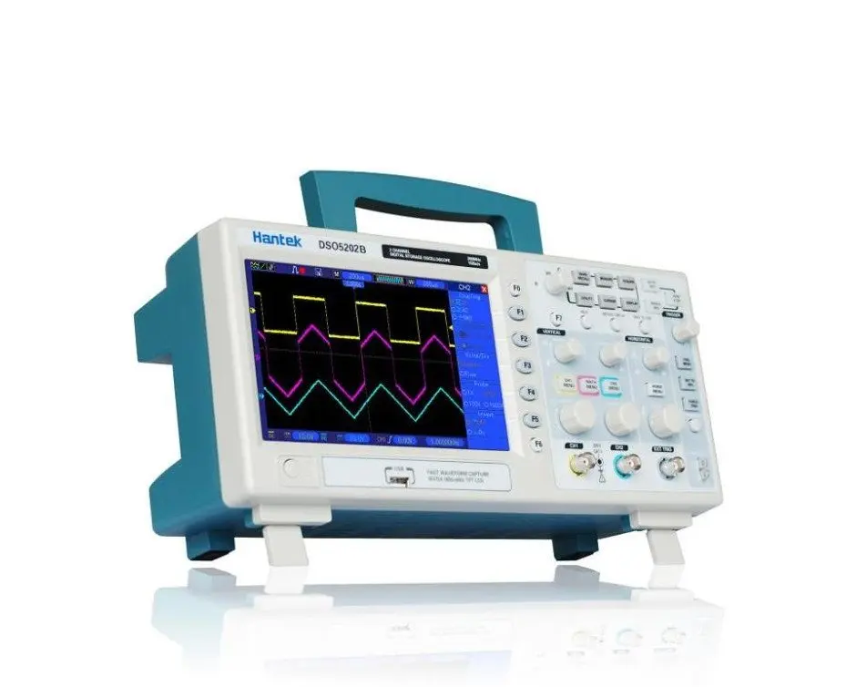Цифровой осциллограф Hantek DSO5102B 100 МГц 1Gs LCD 7 &quotTFT по сравнению с TEK TDS1012B |