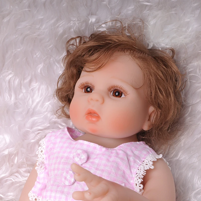 48 см реалистичные полностью силиконовые куклы Reborn Baby для девочек Bebes Reborns bonecas bebe