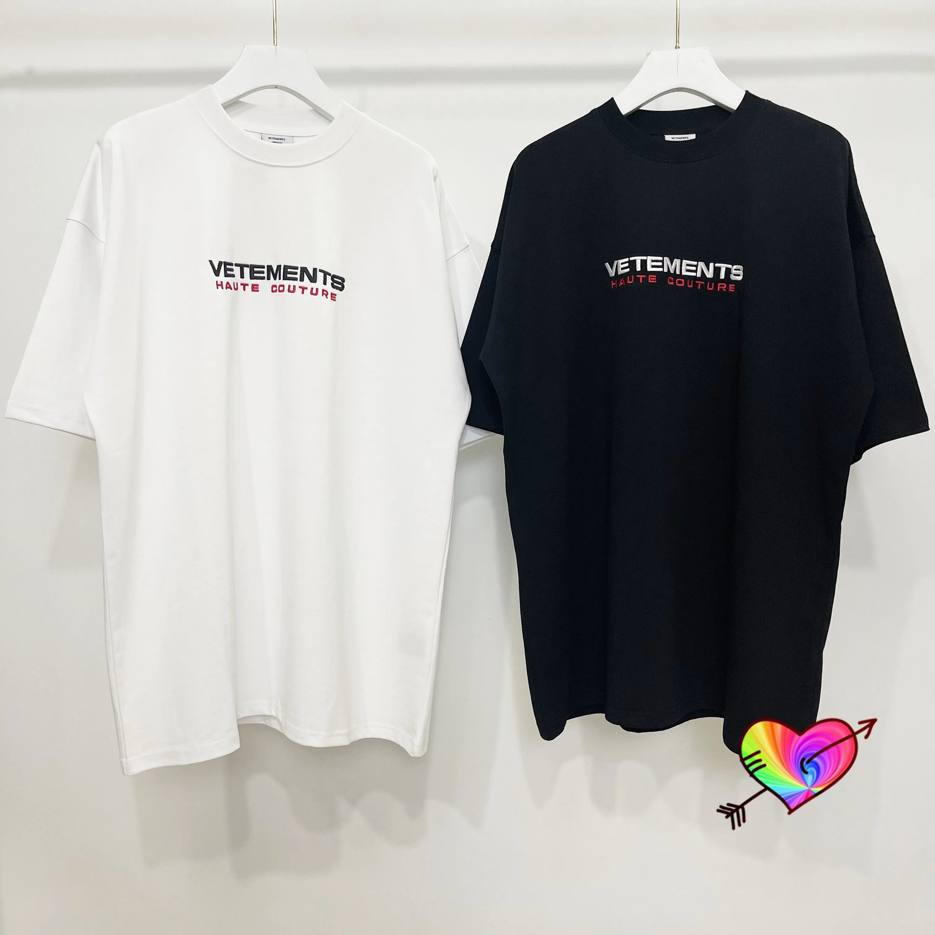 Белая футболка VETEMENTS Tick PERSON для мужчин и женщин мужская женская с принтом