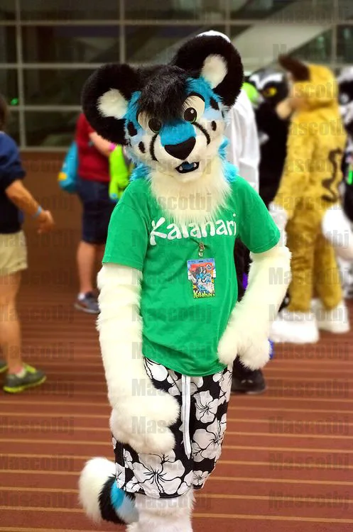 Новинка унисекс Хаски собака волк лиса меховой костюм талисман для косплея