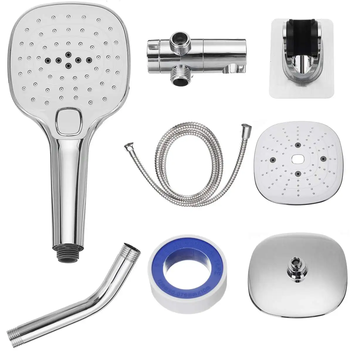 

Multifunction Water Saving Shower Head Five Mode Showering Water Pressure Boost Shower Head Relax Shower Head High Pressure