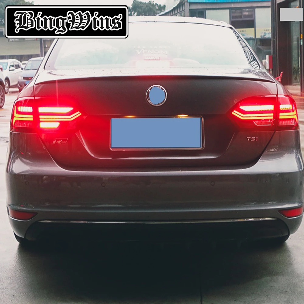 

Car style For 12-14 VW MAGOTAN LED tail lamp assembly refitting Audi A6L full LED tail lamp assembly