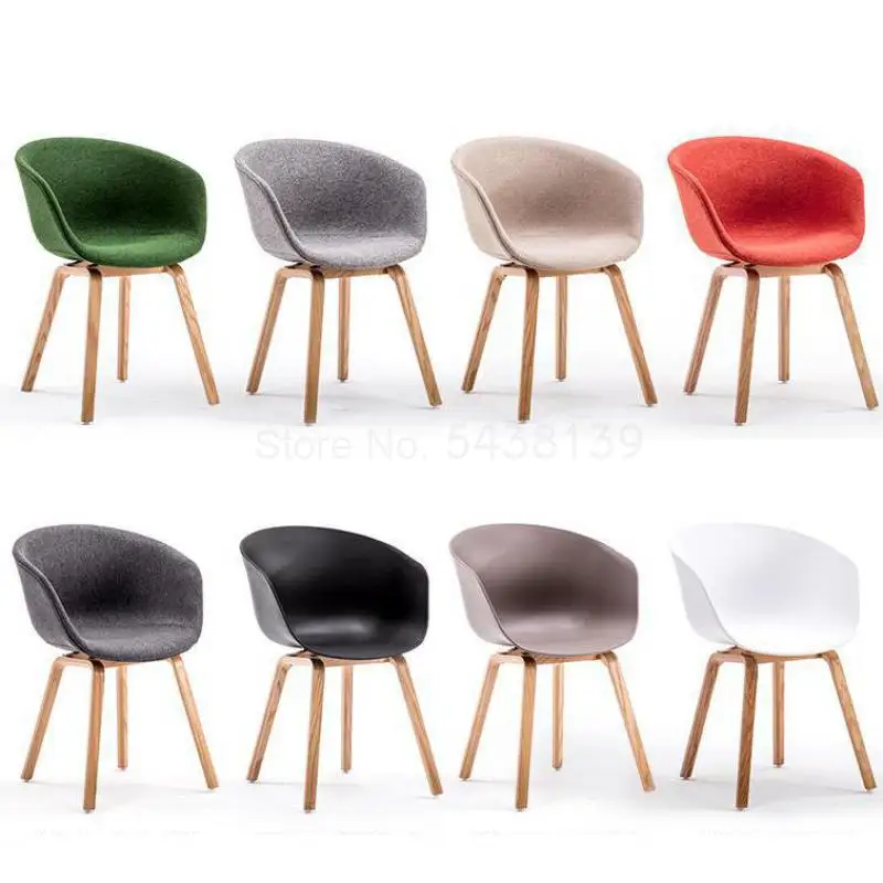 Заводской магазин обеденное кресло скандинавский простой стул из твердой