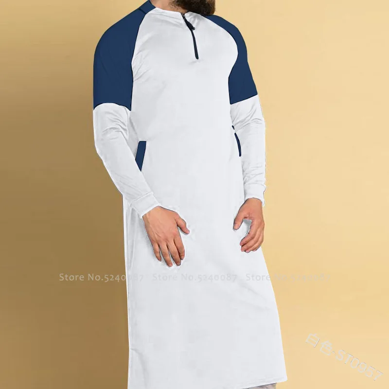 

Arabic Islamic Clothing Men Jubba Thobe Muslim Saudi Arabia Long Robes Kaftan Dubai Traditional Clothing Nigeria Pakistani Dress