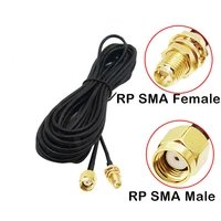 rp sma male to female adapter cable rg174 rf connector wireless module router modem signal amplifier antenna extension pigtail