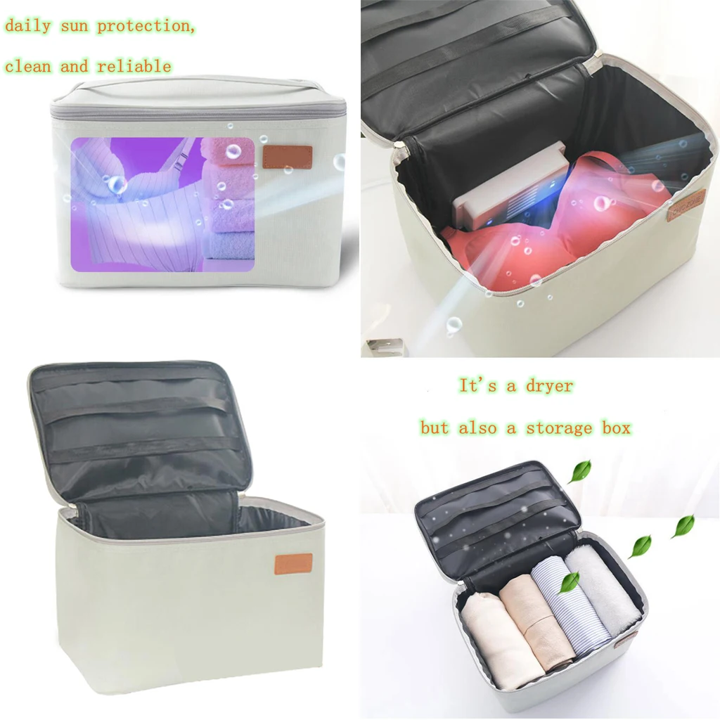 

Portable UV Disinfection Bag Sterilizer Box Glasses Towel Anti-Bacteria Bag