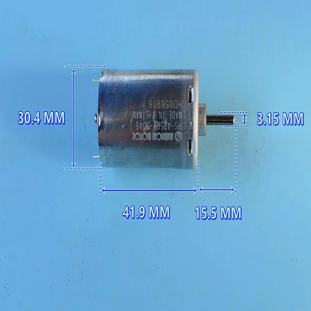 Mabuchi RS 425PV 3045 микро 425 ручной Электрический миксер для теста DC 12V 24V 18V Точность