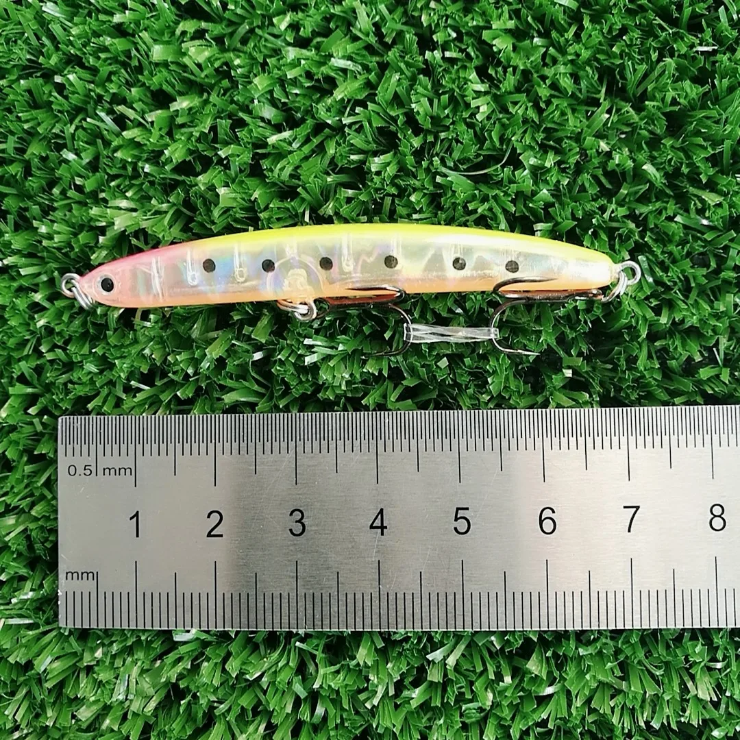 

TSURINOYA Fishing Lure DW45 Sinking Water Pencil Lure 65mm 5.0g Black Minnow Wobblers Hard Bait Pesca Shad Jerkbait