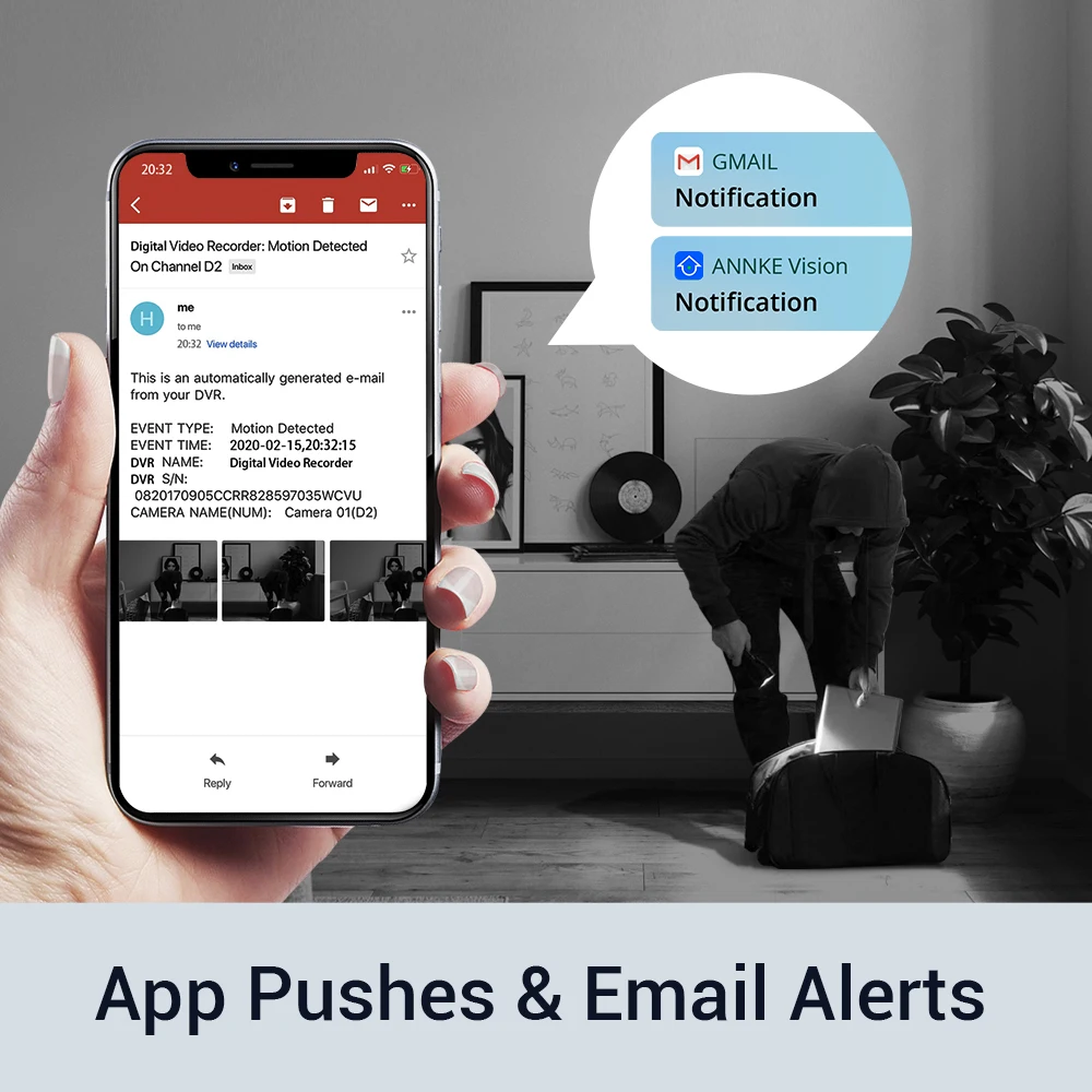 Купить ANNKE 4K Ultra HD H.265 8CH DVR CCTV камера охранная система для дома 8MP IP67 Цвет ночного видения комплекты видеонаблюдения на открытом воздухе