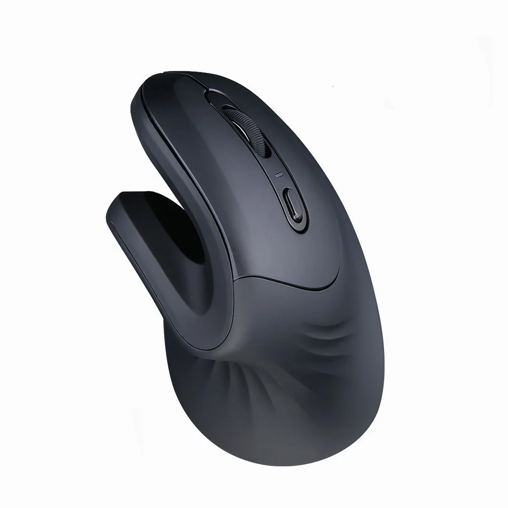 Вертикальная Беспроводная Бесшумная мышь DAREU Bluetooth BT + 2 4 ГГц Двухрежимная