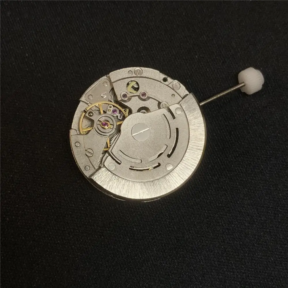 Белые механические Автоматические часы замена часовой календарь дисплей