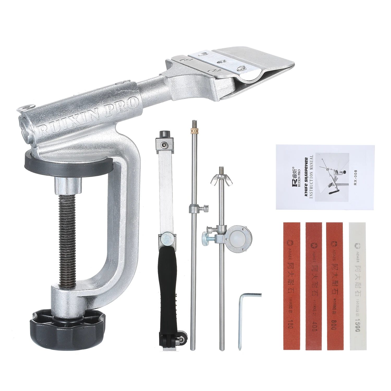 Точилка для ножей профессиональная металлическая кухонная система заточки