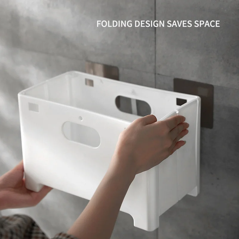 

Folding Storage Basket Wall Hanging or Standing Bathroom Storage Organizer Laundry Clothes Basket Dirty Hamper Large Size