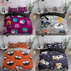 Комплект постельного белья в скандинавском стиле с мультяшным изображением милых кошек, собак, домашних животных, одеяло, покрывало, постельное белье, Детский двойной односпальный размер 135, постельное белье без простыни