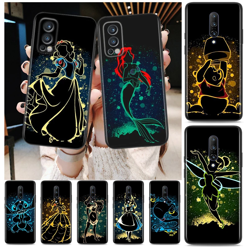 

Elsa Ariel Princess For OnePlus 9 9R Nord CE 2 N10 N100 8T 7T 6T 5T 8 7 6 Pro Plus 5G Silicone Phone Case Cover Coque