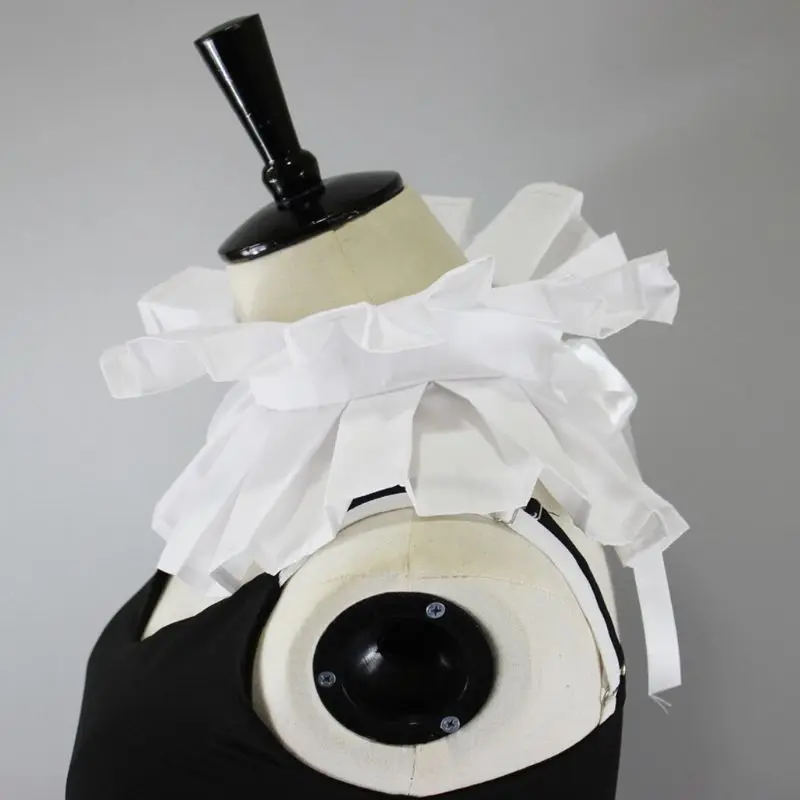 Женский винтажный Ренессанс хлопковый с оборками Поддельный Воротник