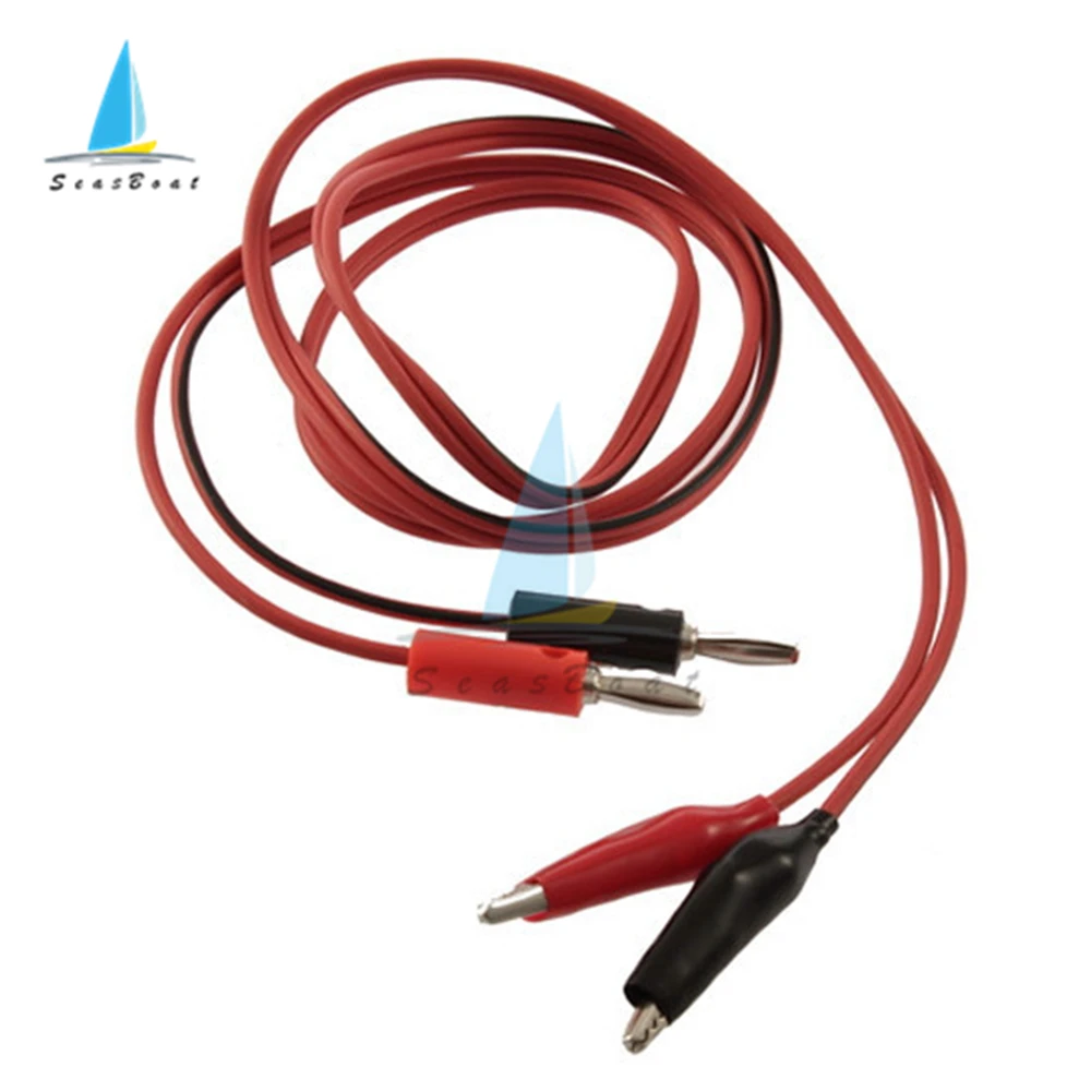 1 м зажим типа крокодил на вилку банан|Щипковые зажимы| |