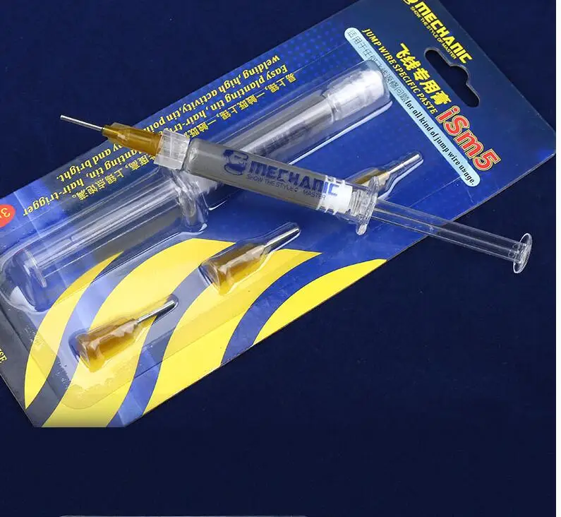 Wire Solder Paste MECHANIC jump провод ручка телефон материнская плата отпечатков пальцев Летающая линия Ручка Ремонт FBX08s для iphone x 8 8p 7 7p - Цвет: Wire Solder Paste