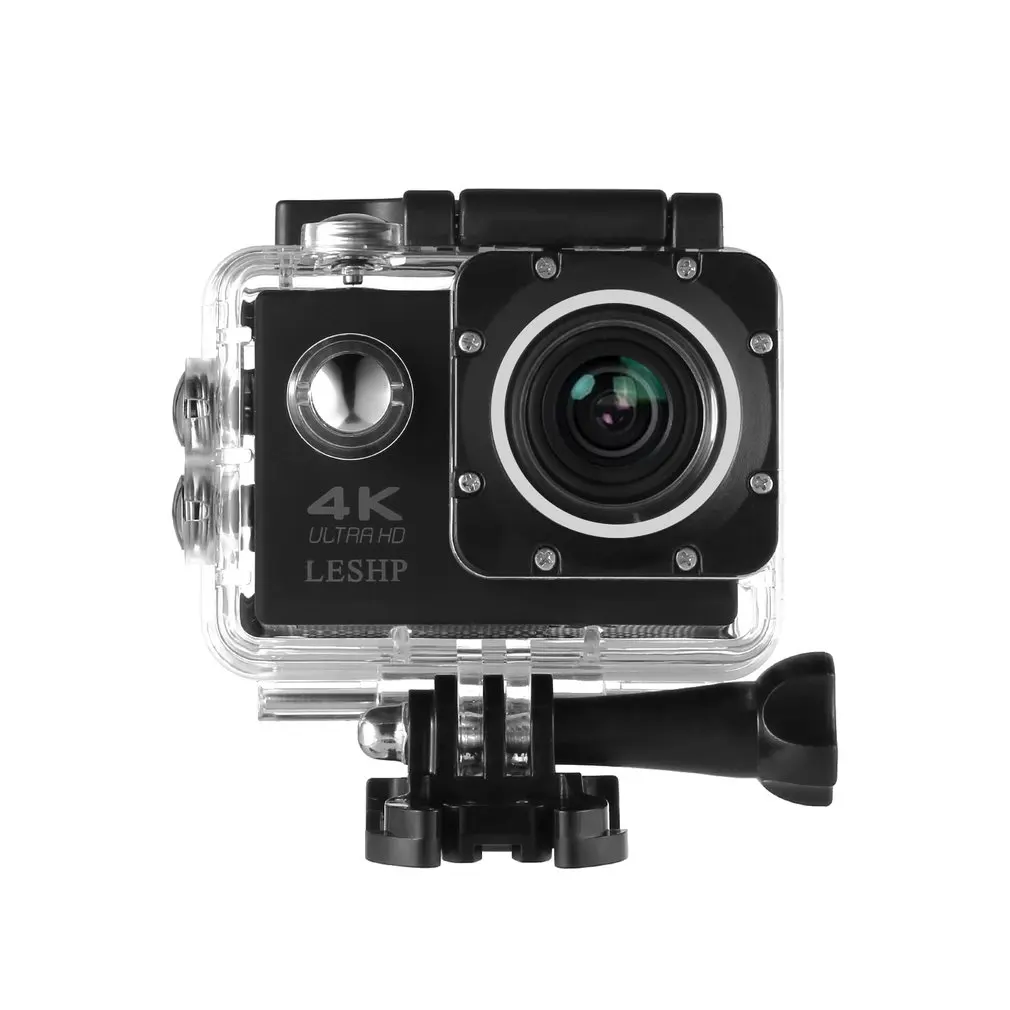 Спортивная Экшн-камера LESHP Ultra HD 4K WIFI 1080P 16 Мп + угол 170 градусов Водонепроницаемая