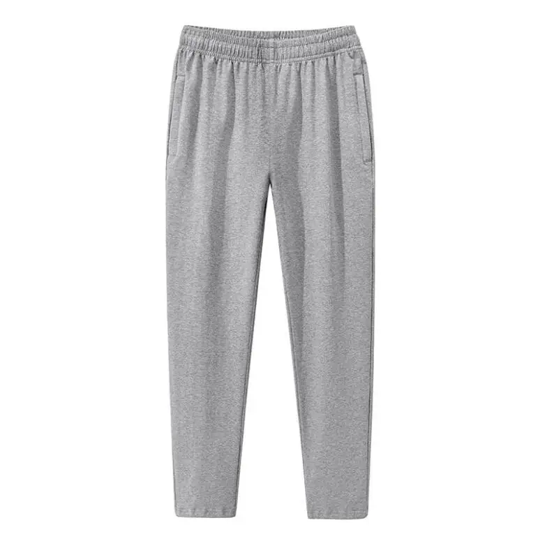 

2021 New Spring Autumn Sweatpants Men Cotton Joggers Pants Waist Sport Casual Trousers