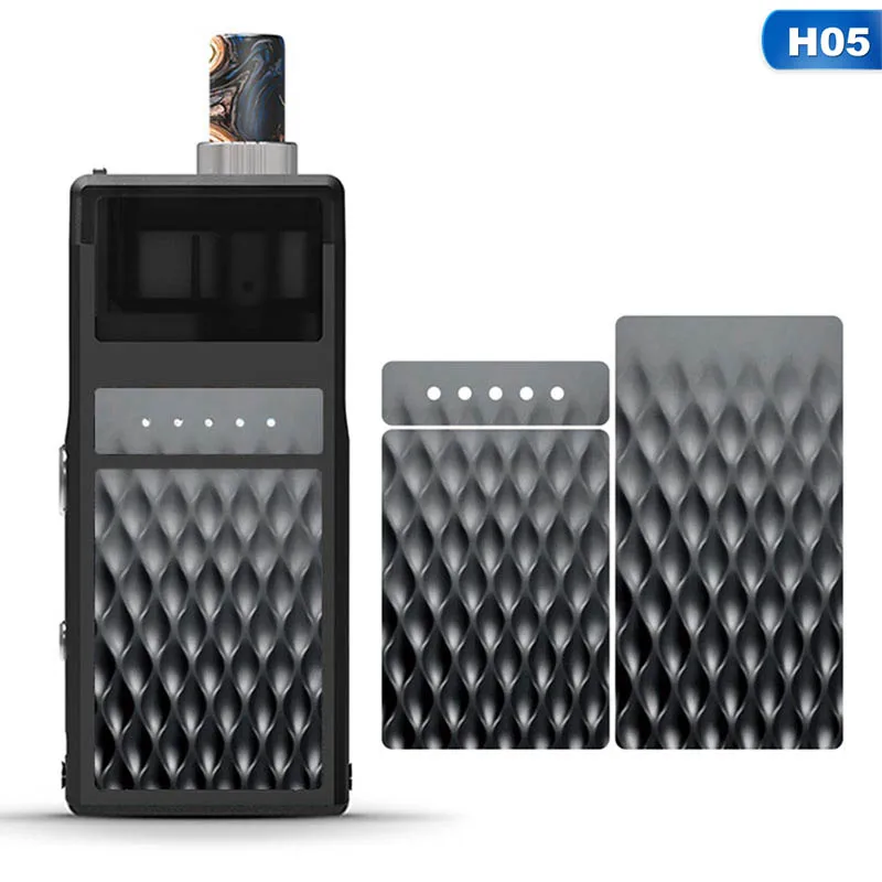 

2.5D PVC Stylish Waterproof Wave Stone Print No Fade Case Cover Film Skin Sticker for Smoant Pasito