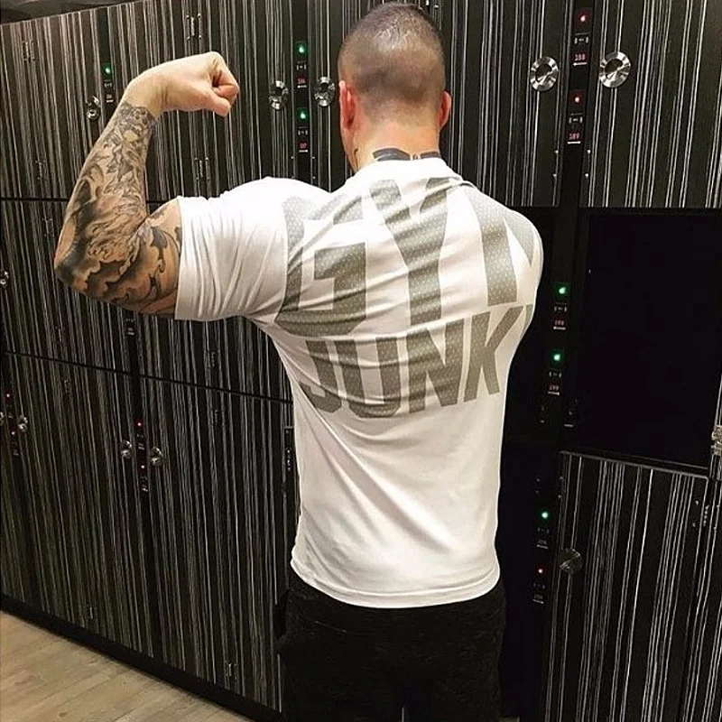 Мужская Летняя Спортивная повседневная футболка с принтом монограммы 2020