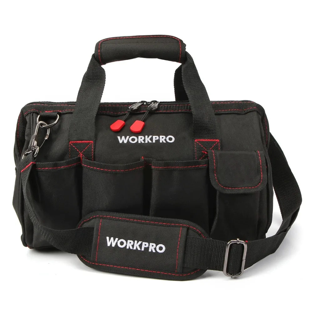 WORKPRO водонепроницаемые дорожные сумки, мужская сумка через плечо, сумки для инструментов, Большая вместительная сумка для инструментов, оборудование