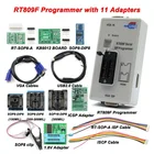 Программатор RT809F ISPRT809, ЖК-программатор usb, инструменты для ремонта 24-25-93, с 11 адаптерами