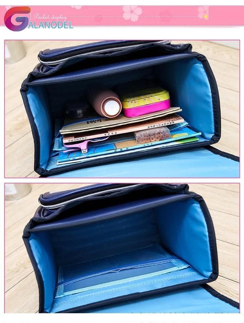 Рюкзак-тележка для школы детей школьная сумка с колесиками японская однотонная