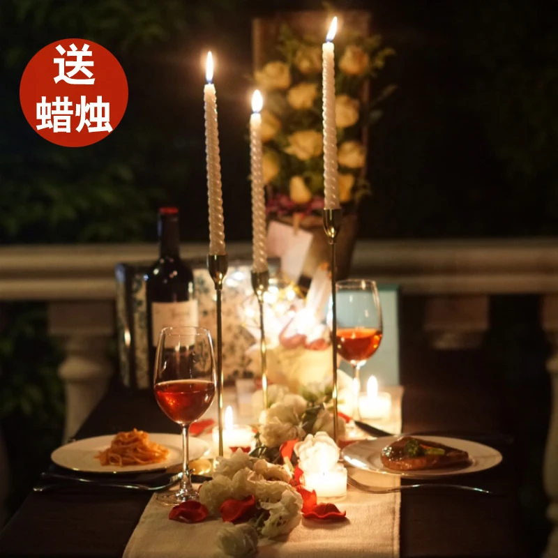 Скандинавский подсвечник Ins романтический свадебный для ужина реквизит золотые