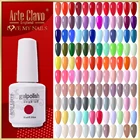 Arte Clavo УФ гель лак для ногтей Гибридный гвоздь гель 15 мл блеск Lakier Hybrydowy Маникюр цветной лак розовый телесный Полупостоянный