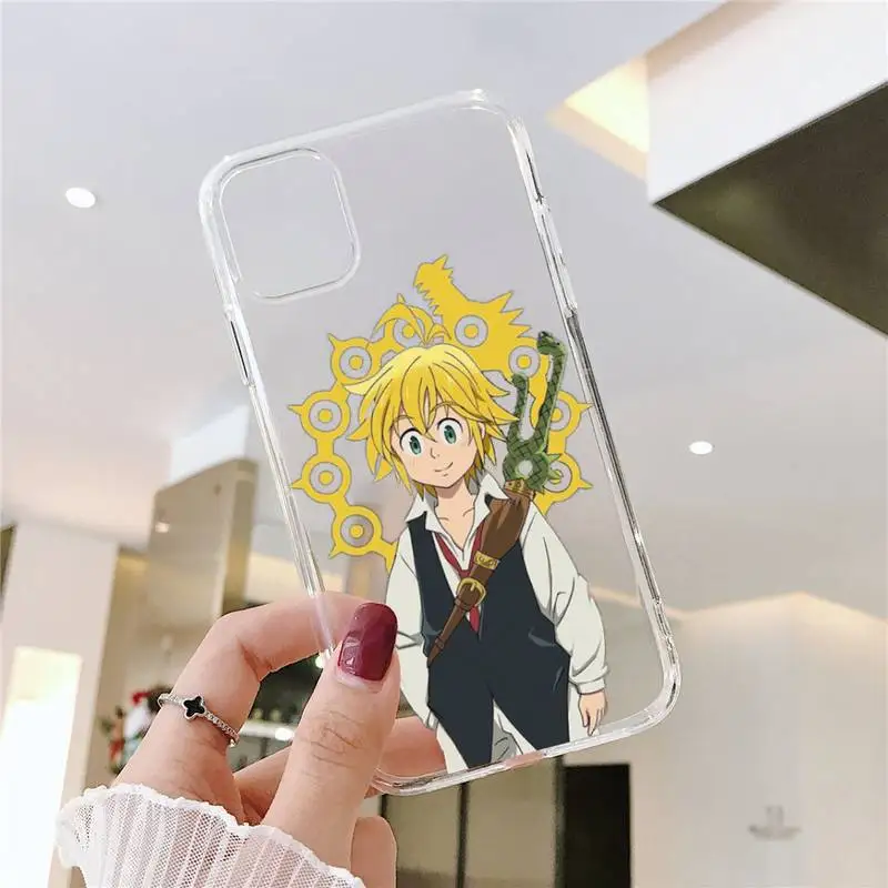 

anime seven deadly sins Phone Case For iphone 12 11 8 7 6s 6 5 5s 5c se plus mini x xs xr pro max Transparent soft