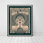 Психоделический постер для аудитории Fillmore, музыкальная иллюстрация, Художественная печать, Абстрактная Картина на холсте, картины для украшения дома