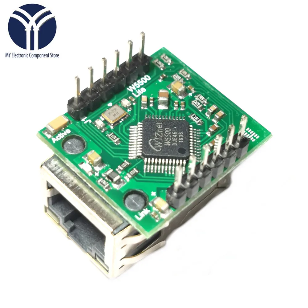 Умная электроника USR-ES1 W5500 чип Новый SPI для LAN/ Ethernet конвертер TCP/IP Mod - купить по