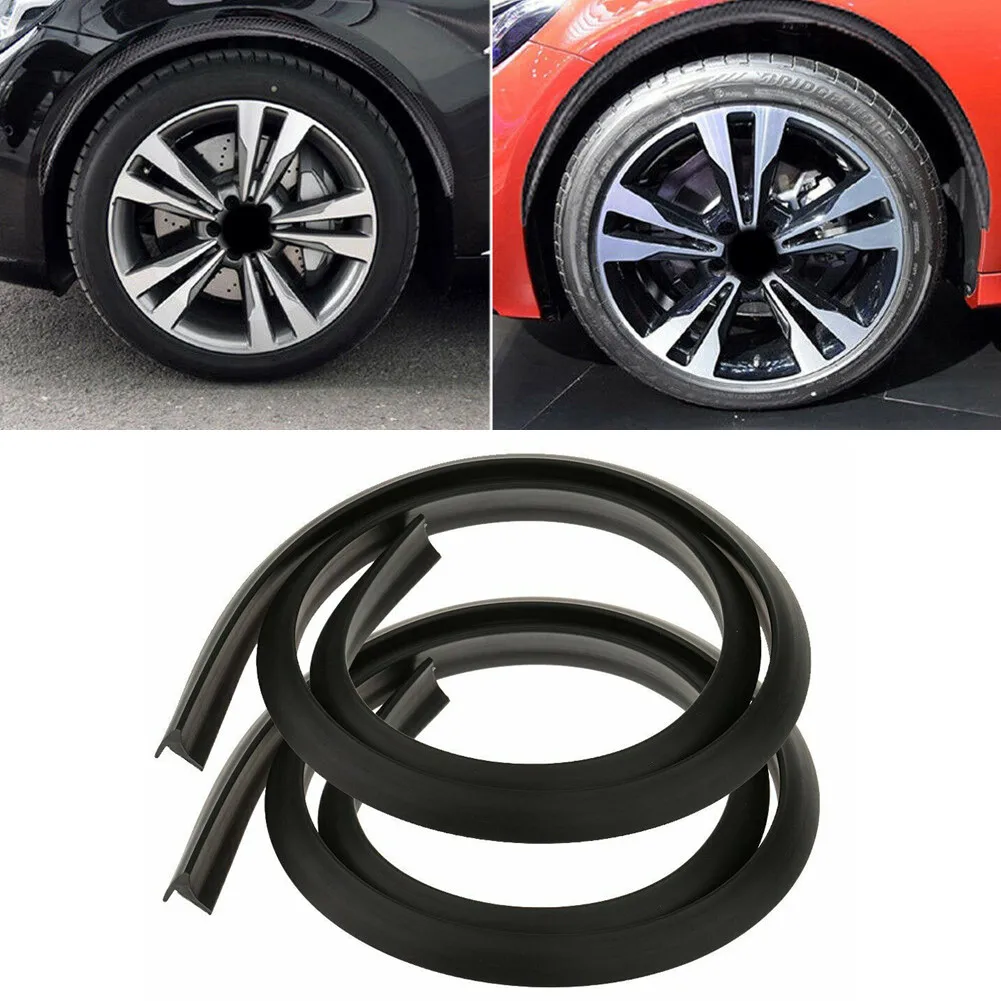 Color Wheel Decorations Lips Protector 73cm * 2.5cm Arch Black Flares | Автомобили и мотоциклы