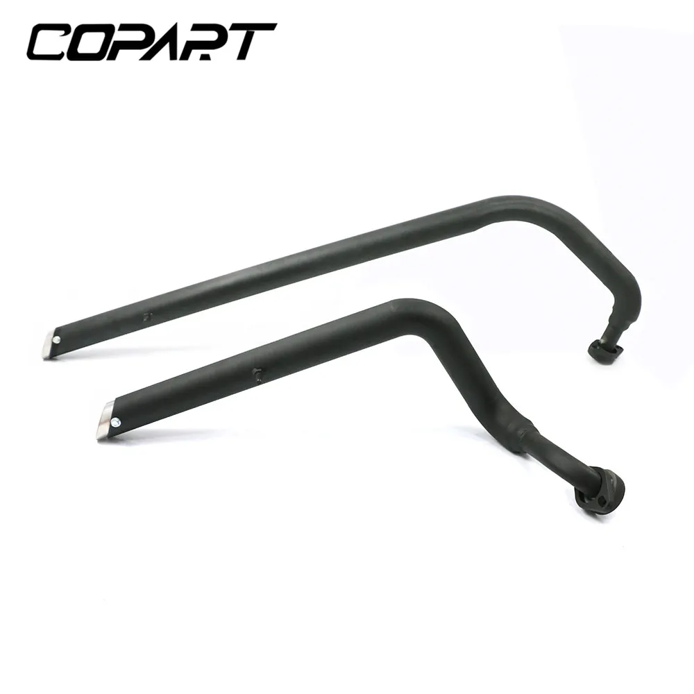 Выхлопная труба для мотоцикла с выхлопной трубой и глушителем съемный глушитель