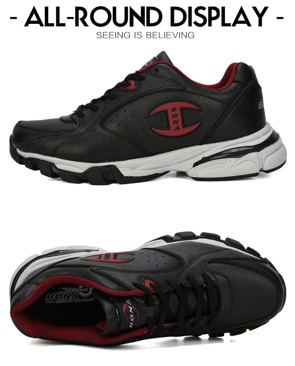 BONA/ Новые популярные спортивные ботинки мужские кроссовки Zapatos Corrientes De Verano chaussure homme Marque Zapatos De Mujer, модные
