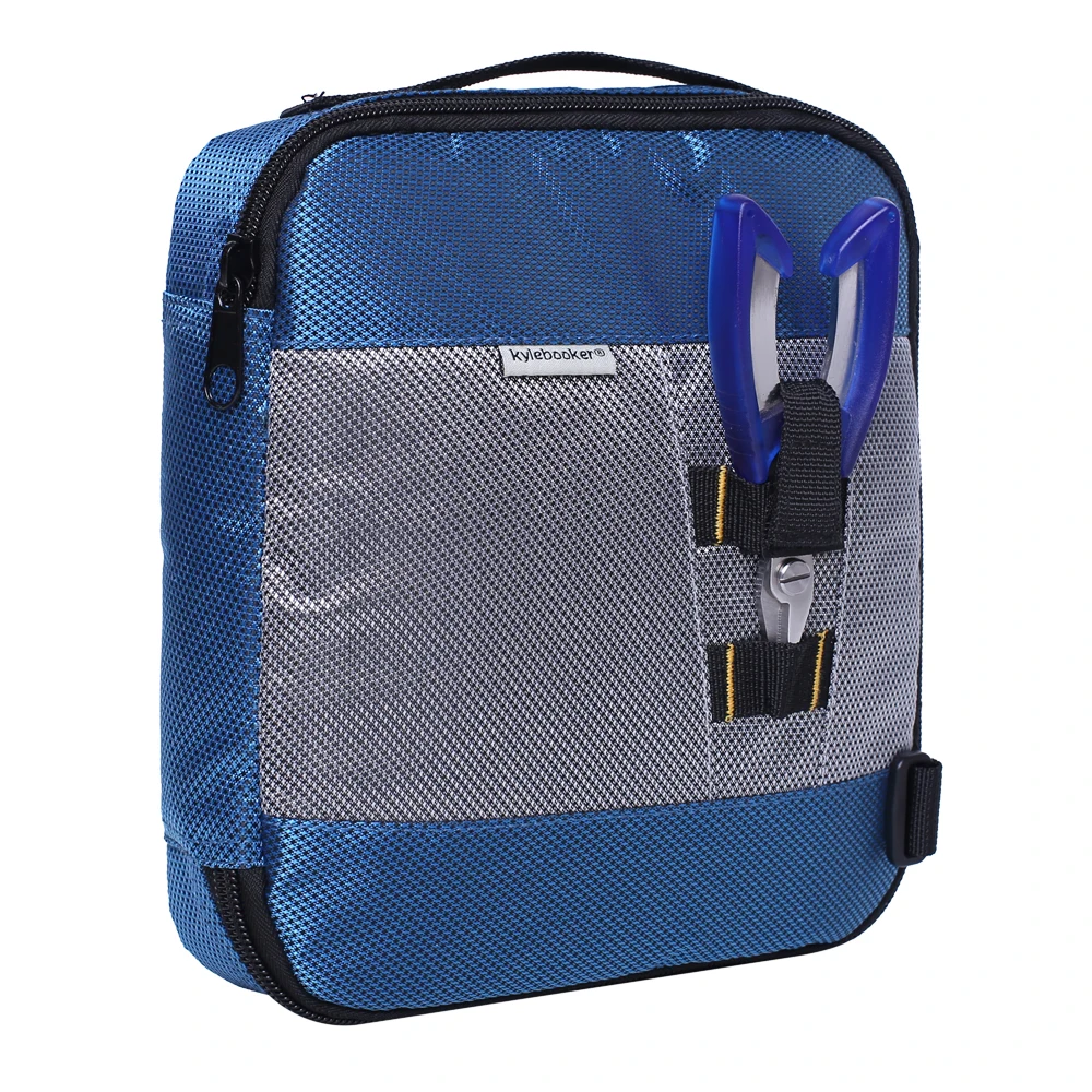 Isca de Pesca Caixa de Armazenamento Equipamento para Vermes e Jigs Soft Isca Macia Binder Bolsa Carteira 10 Xx8.5 x 2 11 Esporte e Lazer