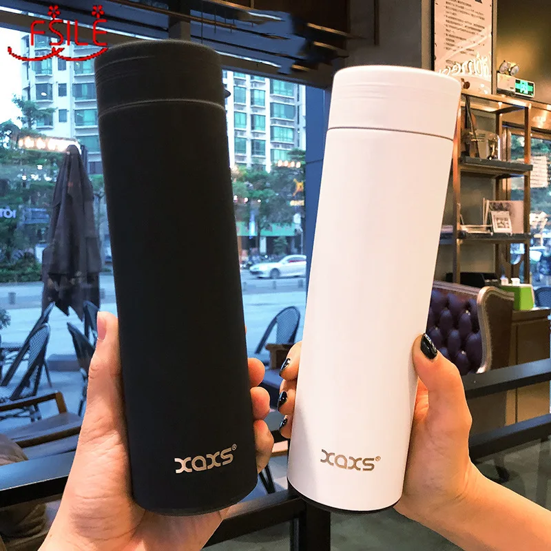 500 мл вакуумная фляга простая Матовая бутылка для воды 304 Вакуумный