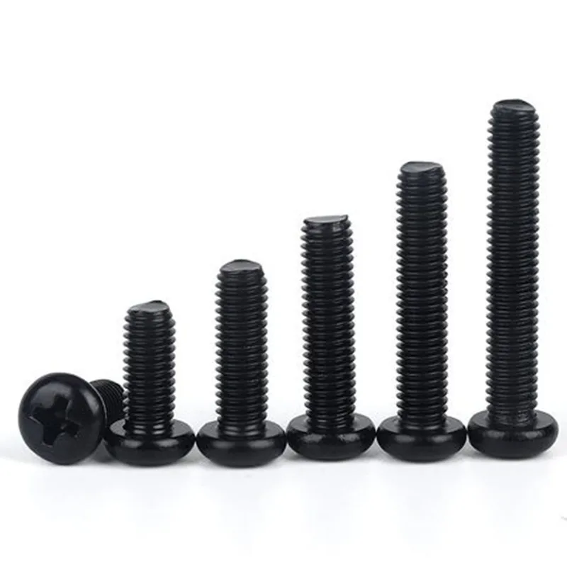 Винт M1.6/M2/M3/M4/M5 GB818 черный 304 из нержавеющей стали|Винты| |