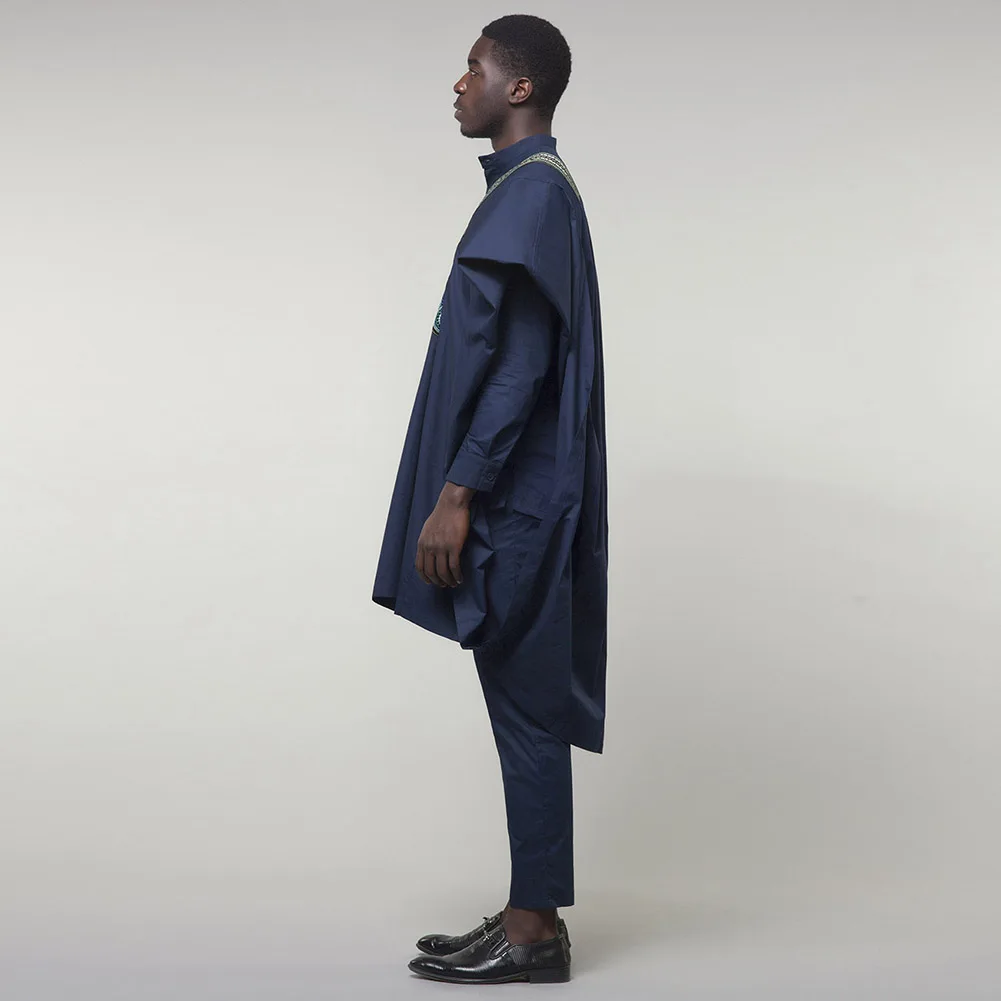 Fadzeco Agbada африканские костюмы для мужчин Дашики Бизнес 3 шт. набор бубоу наряд Африка одежда вышивка формальный наряд размера плюс