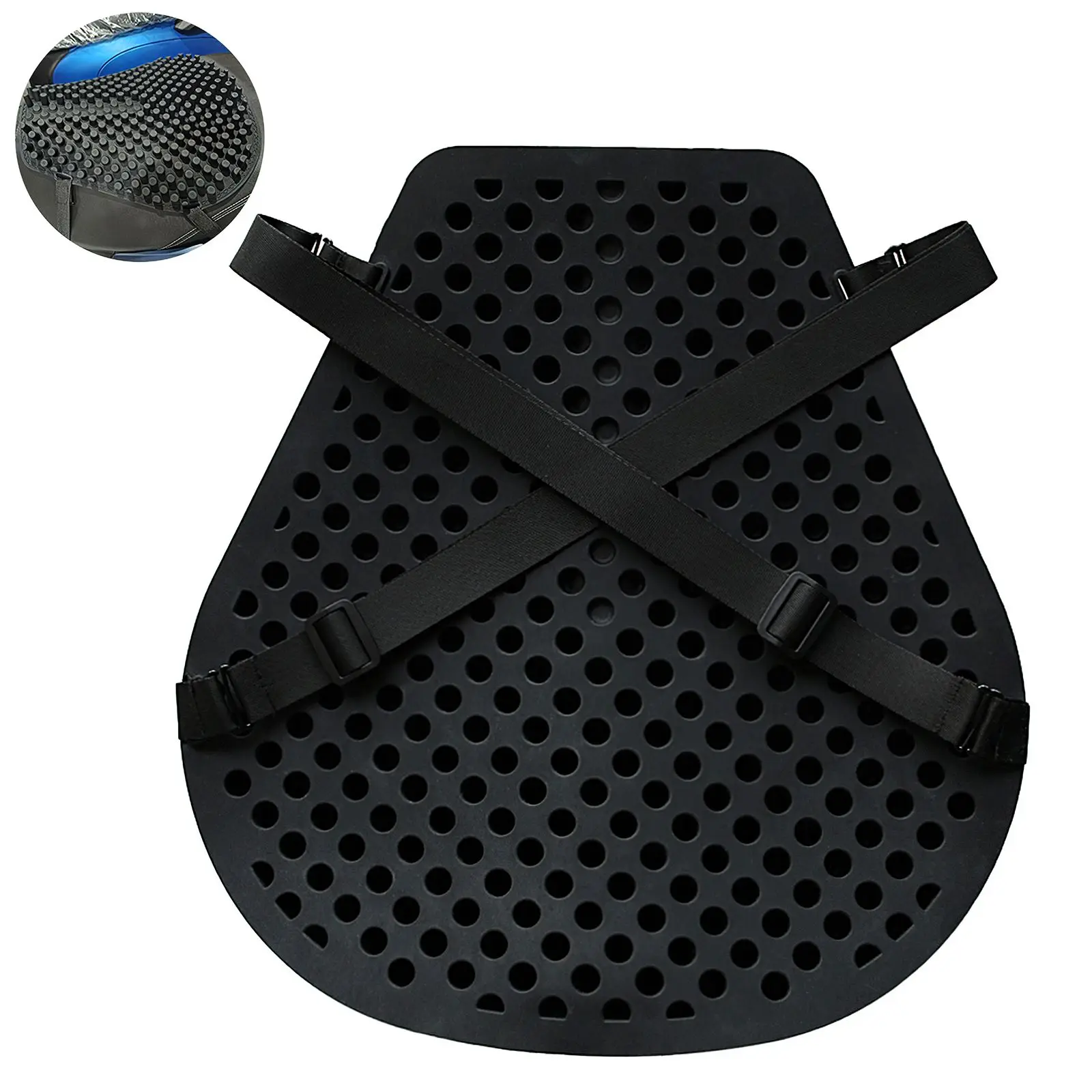 

Motorcycle shock absorption and pressure relief cushion Cooling function wear-resistant car and motorcycle seat pad